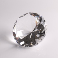 Prensadores de Papel Personalizados de Cristal en Forma de Diamante para Regalos de Boda