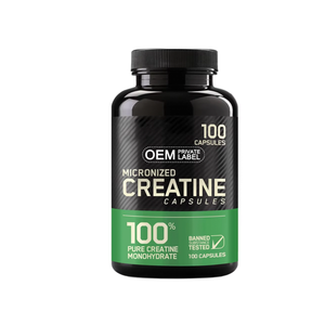 Cápsulas de Monohidrato de Creatina para Venta al por Mayor, Suplemento Nutricional Deportivo de Marca Privada para Hombres y Mujeres, Desarrollo Muscular, 2 Piezas, Dosis Doble - Product Image 1