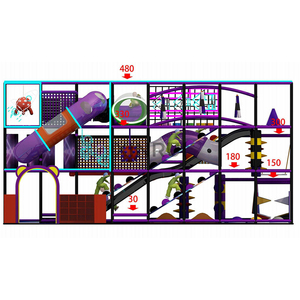 Solución FEC, Equipo <span class=keywords><strong>de</strong></span> Juegos Interior para Niños con Temática Personalizada <span class=keywords><strong>de</strong></span> Estilo Cyberpunk. Todo en Uno con Tobogán <span class=keywords><strong>de</strong></span> Esquí Seco - Product Image 4