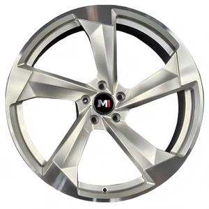 Jantes forgées en alliage 6061-T6 gris argenté de luxe concave profond personnalisées 17-24 pouces Garantie à vie en état neuf pour <span class=keywords><strong>Audi</strong></span> A8 S8 <span class=keywords><strong>RS8</strong></span> - Product Image 1