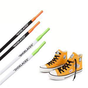 أحذية الأربطة جولة سيليكون مغمس نصائح شعار مخصص المطبوعة رباط الحذاء - Product Image 4