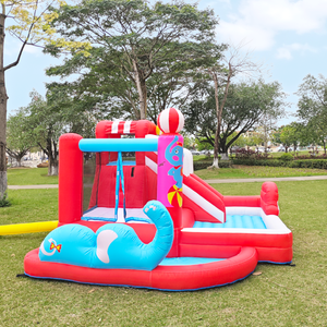 Lâu Đài nhảy thân thiện với gia đình với cầu trượt cho trẻ em chơi nhà bouncy với quạt gió tuyệt vời cho giải trí gia đình - Product Image 4