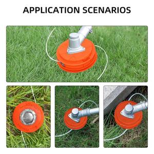 Fil de coupe-herbe RUISIN, tête de coupe en nylon orange, 255 mm, pour débroussailleuse, tondeuse à gazon - Product Image 2