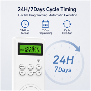 Minuteur numérique programmable 24h/24 anti-inflammable, écologique et très demandé pour <span class=keywords><strong>PC</strong></span> - Product Image 3