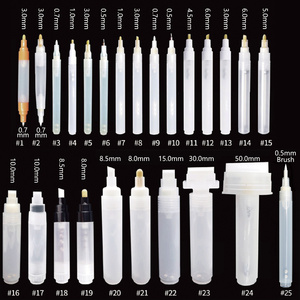 Bộ Bút Đánh Dấu nghệ thuật lấy cảm hứng từ nước lấy cảm hứng từ graffiti với đầu cọ - Product Image 5