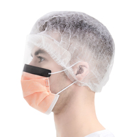 Hubei Haixin CE masques buccaux en plastique masque facial médical en plastique transparent avec bouclier pour les yeux Anti-buée adulte visière écran facial en gros