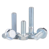 Vis à bride hexagonale en acier inoxydable (inox) SS304 SS316 A2-70 A4-80 DIN6921 à denture, M5 M6 M8 M10 M12 M16 M18
