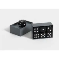 Dés magiques Miracle Dice 7, dés en plastique noir avec fonction d'effacement pour la magie de close-up, le mentalisme, accessoire pour magicien