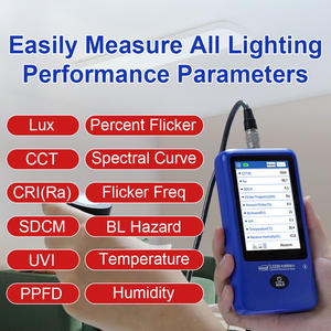 Spectroréflectomètre LS335 avec écran tactile pour mesurer le Lux, la CCT, le CRI, le PPFD pour les lampes de culture LED, l'éclairage des plantes, l'analyse spectrale - Product Image 3
