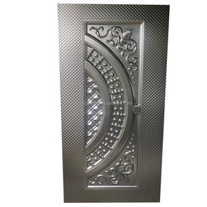 Panneau de porte en métal gaufré Nouveau design <span class=keywords><strong>Plaque</strong></span> de peau de porte en acier laminé à froid Pour une utilisation dans des villas ou des portes extérieures - Product Image 2