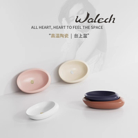 Walech Modernes Design Matt Farbe Porzellan Lavabo Waschbecken Handwäsche Tischplatte Kunst Schwarz Badezimmer Waschbecken Keramik Arbeits platte