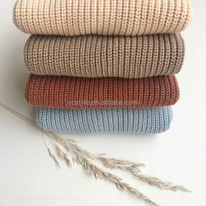 プルオーバー子供服無地長袖子供用セーター赤ちゃん特大チャンキーニットセーター冬用 - Product Image 6