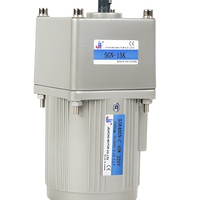 Moteur à engrenages compact à induction monophasé/triphasé 6W 750W 110V 380V à couple élevé avec frein et réducteur