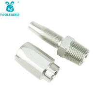 15618-R5 Raccord d'adaptation hydraulique rotatif forgé NPT mâle 1/2 en zinc galvanisé de haute qualité, réutilisable, pour tuyau d'air, certifié ISO 9001