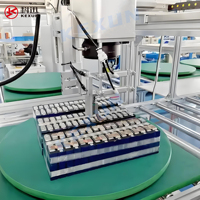 Robot de soudage à ligne de production automatique PACK de batterie au lithium pour la fabrication de batteries à coque cylindrique et carrée
