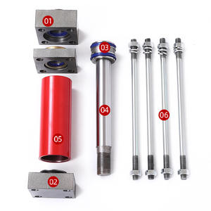 Accesorios para Cilindros Hidráulicos MOB/HOB, Conector de Ojo de Pescado con Brida Base I/Y/CA/CB/FA/LB con Vástago de Pistón de 500 mm - Product Image 2