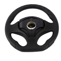 Pièces Auto universelles en cuir Pu, 350Mm, pour voiture de course, volant à dérive, Sport
