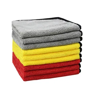 Vendita calda spugna lavori domestici auto dettagli lucidatura asciugamano panno per la pulizia in microfibra