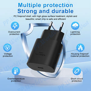 Fabricante personalizado 25W <span class=keywords><strong>Android</strong></span> 3A cargador de carga rápida cargador de pared portátil para Samsung S24 <span class=keywords><strong>Ultra</strong></span> teléfono 45W PD - Product Image 4
