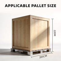 Machine d'emballage automatique industrielle pour palettes avec soudage par friction pour sangles PP/PET