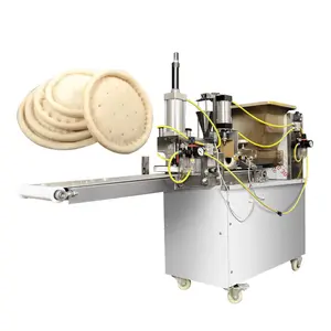 Singapore price mini hydraulic automatic bakery bread rounder press pizza ball making cutter sheeter machine and dough divider