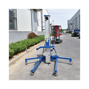 Draagbare goederenlift met CE-gecertificeerde verticale aluminium mast - Product Image 5