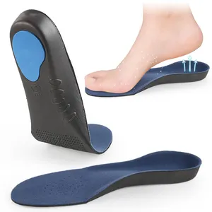 Plantilla de plástico duro para masaje de pies, ortopédico, longitud completa
