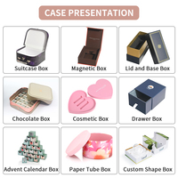 Brothersbox Boîte cadeau personnalisée en métal portable avec serrure, boîte à papier transparente, mini valise, emballage