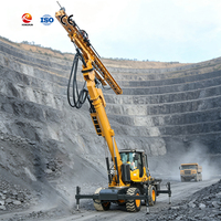 Foreuse hydraulique sur roues pour le forage de tunnels, équipement mobile de forage de tunnels pour la construction de tunnels miniers