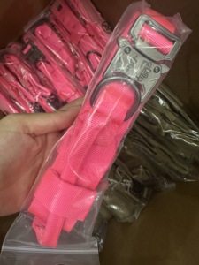 Camo rose grand collier de chien tactique robuste boucle Cobra avec poignée matériel noir pour large <span class=keywords><strong>Pit</strong></span> <span class=keywords><strong>Bull</strong></span> berger allemand moyen - Product Image 3