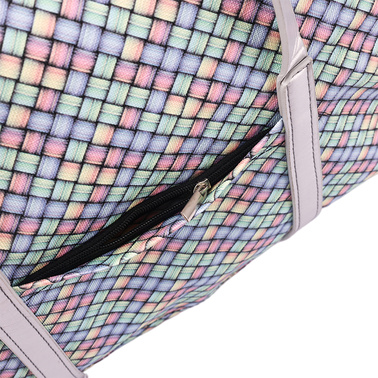 Factory Custom Hot Selling Extra Large Waterproof Pool Women's Shoulder Travel Beach Tote Bag with zipper&pocket