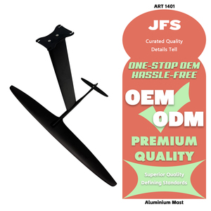 New JFS ART 1401 High Performance Aluminum + Carbon Fiber Hydrofoil <b>Board</b>-<b>Black</b> for Lakes & Rivers Ocean Surfing JFS ART 1401 AR - Product Image 1