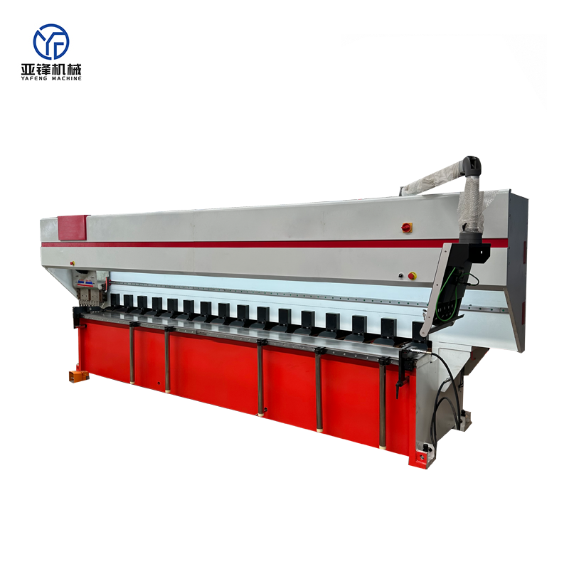 vertical v grooving machine and laser machine combine