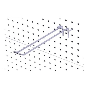 Venta caliente Euro Hook Steel Chrome <span class=keywords><strong>Pegboard</strong></span> Ganchos de exhibición multiusos hechos de metal duradero - Product Image 4
