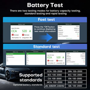Nouveautés <span class=keywords><strong>Ob</strong></span> 2 Scanner Outil de diagnostic <span class=keywords><strong>Auto</strong></span> BT310 Test de charge Testeur de batterie 12V 24V Obd2 Machine de diagnostic automobile universelle - Product Image 5