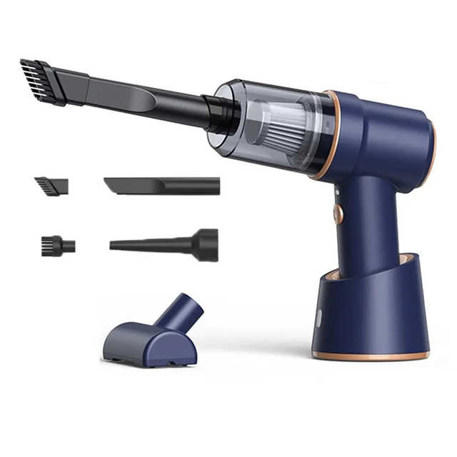 Portable Mini Cordless Handheld Car Vacuum Cleaners Blower 2 in 1 Air Duster for Car Care & Cleanings