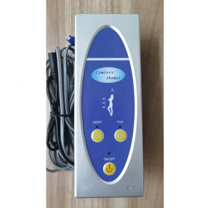 ส่วนประกอบอุปกรณ์เสริมห้องโดยสารฝักบัวอาบน้ำแบบอิเล็กทรอนิกส์มีแผงควบคุมพร้อมพัดลมและไฟ - Product Image 4