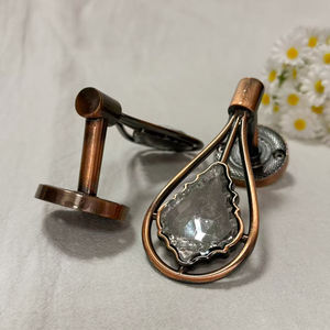 Ganchos de cortina de aleación de Metal Premium JP Factory Direct con accesorios de correa minimalistas modernos acentuados en cristal de lujo - Product Image 1