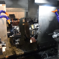 Torno CNC de Doble Husillo y Doble Eje Y de Alta Precisión DAS TS-6-DIIY con Torreta Motorizada