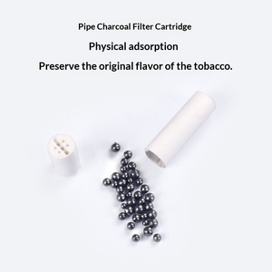 Filtre à charbon actif en céramique simple, porte-cigarette portable pour homme, accessoires, 6 mm, cheminée universelle, cylindrique - Product Image 3