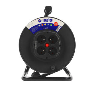 Carrete de bobinado de alta potencia <span class=keywords><strong>Ingelec</strong></span>, enchufe Industrial de 25m, carrete móvil, protección contra fugas, calibre europeo estándar europeo - Product Image 2