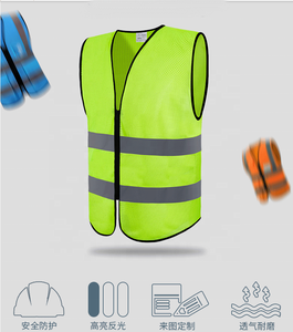 سترة إسعافات أولية من البوليستر لسلامة عاكسة عالية الوضوح مع شعار مخصص - Product Image 3