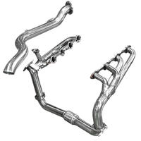 Collecteur d'échappement T4 Racing en acier inoxydable poli, soudé TIG, avec tuyau transversal, kit de fixation directe pour Ford Mustang 5.0 V8 de 1979 à 1993