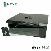 530*400mm 4U 19 ''Standard-Mini-Server-Rack-Gehäuse Kalt gewalztes SPCC-Wand netzwerks chrank für CCTV-DVR-NVR-Rechen zentrum
