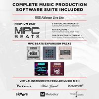 Controlador de Teclado Semipesado de 88 Teclas M-AUDIO Keystation 88 MK3, USB, Sintetizadores Virtuales Completos, DAW