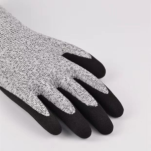 Gants de sécurité Construction Niveau C Gants enduits de sable en <span class=keywords><strong>latex</strong></span> Gants de travail anti-coupure avec une qualité durable Confortable imprégné - Product Image 6
