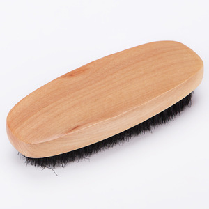 Oval Wooden <b>Beard</b> Brush Large Size Medium Hold Natural Look <b>Beard</b> <b>Care</b> Tool - Product Image 1