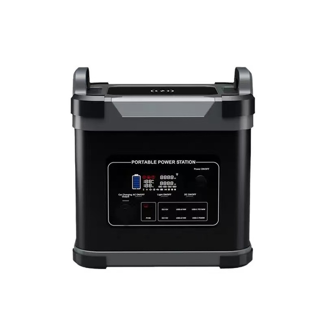 Portable Power Station 1500W Lifepo4 Solar Generator 220v Portable Power Station for Emergency Outdoor Fast Charging