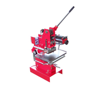 Nouvelle machine à estamper manuelle à plat TJ-1E avec presse à chaud et injection de moule pour logo