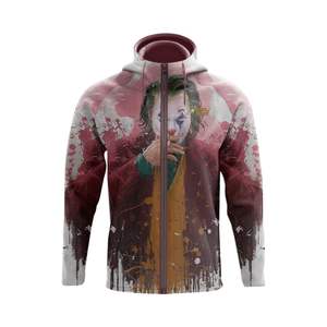 Sudadera con Capucha y Cremallera con Estampado de Joker Premium, Chaqueta de Forro Polar con Estampado Gráfico para Hombre, Ropa de Calle Informal y Cálida, Sudadera con Capucha de Moda al por Mayor - Product Image 5